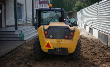 Driveway excavation service in Dallas TX preparing ground for concrete or asphalt driveway installation