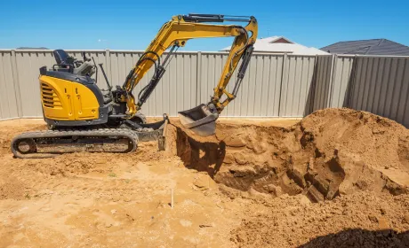 Residential excavation services in Dallas TX for home foundations backyard excavation and site digging