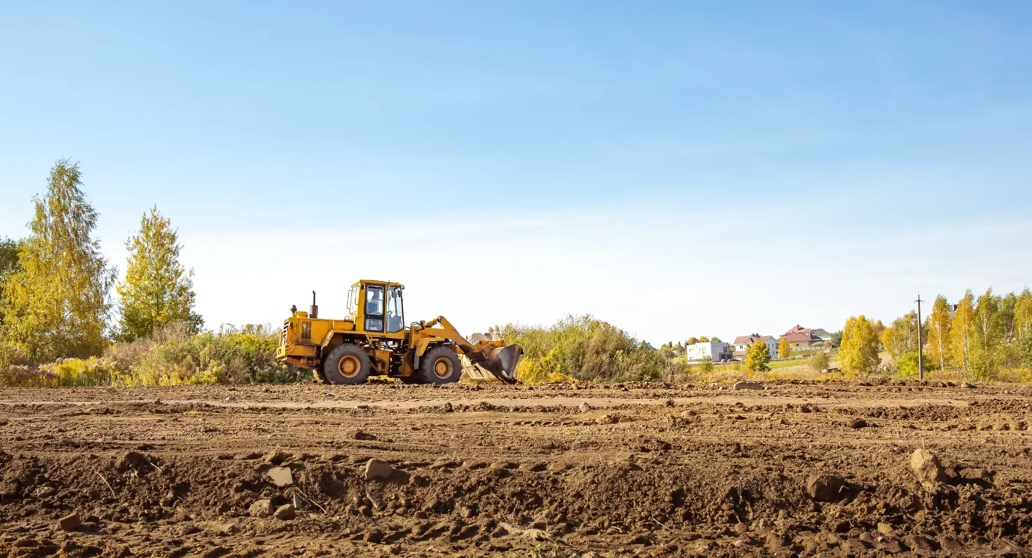 Land clearing services in Dallas including brush removal and lot preparation for construction